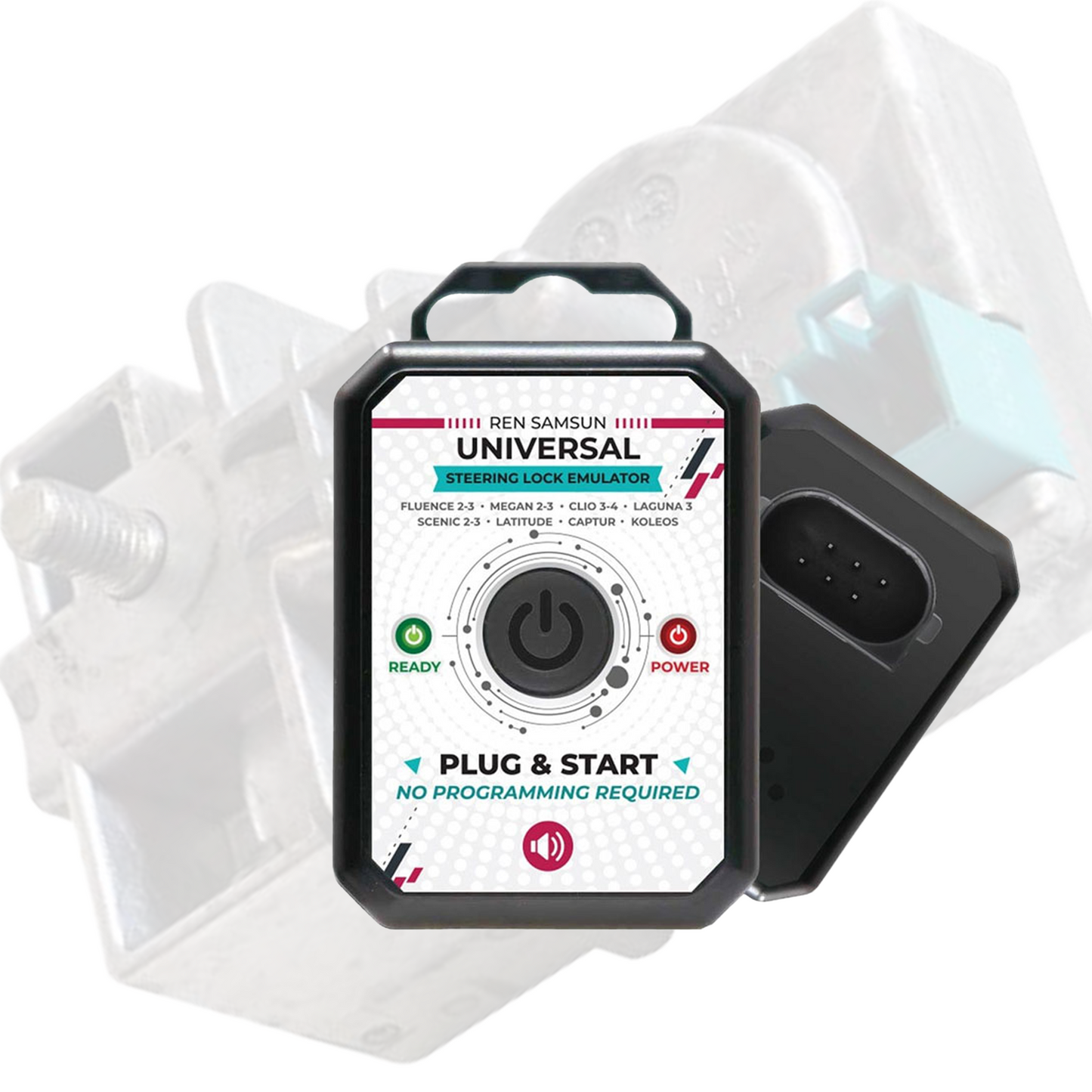 Renault Scenic, Megane, Clio, Laguna, Captur ESL ELV Steering Wheel Lock Emulator