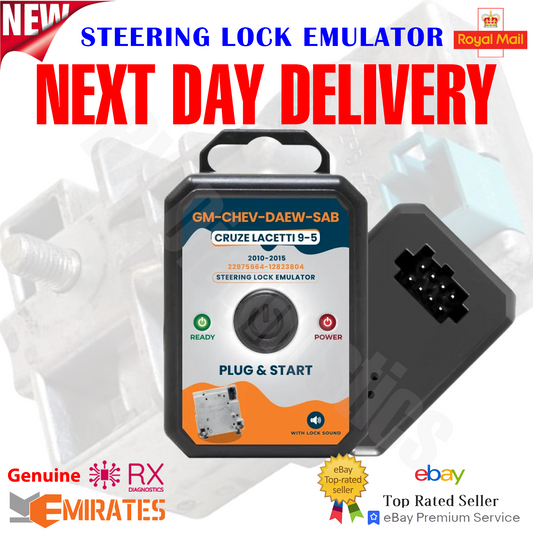Chevrolet Cruze, Lacetti, Daewoo, Saab 9-5 ESL ELV Steering Lock Emulator