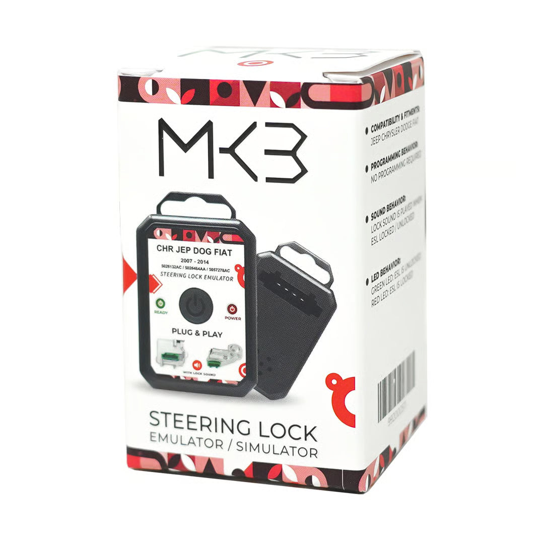 Jeep Chrysler Dodge Fiat ESL Electronic Steering Lock (ESL / ELV) Emulator - No Programming Required