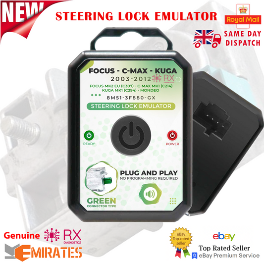 Ford KUGA Focus MK2 EU C307 C MAX MK1 C214 ESL ELV Steering Wheel Lock Emulator