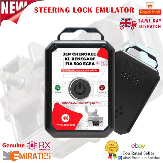 Jeep Cherokee KL Renegade Fiat 500 Egea ESL ELV Steering Wheel Lock Emulator