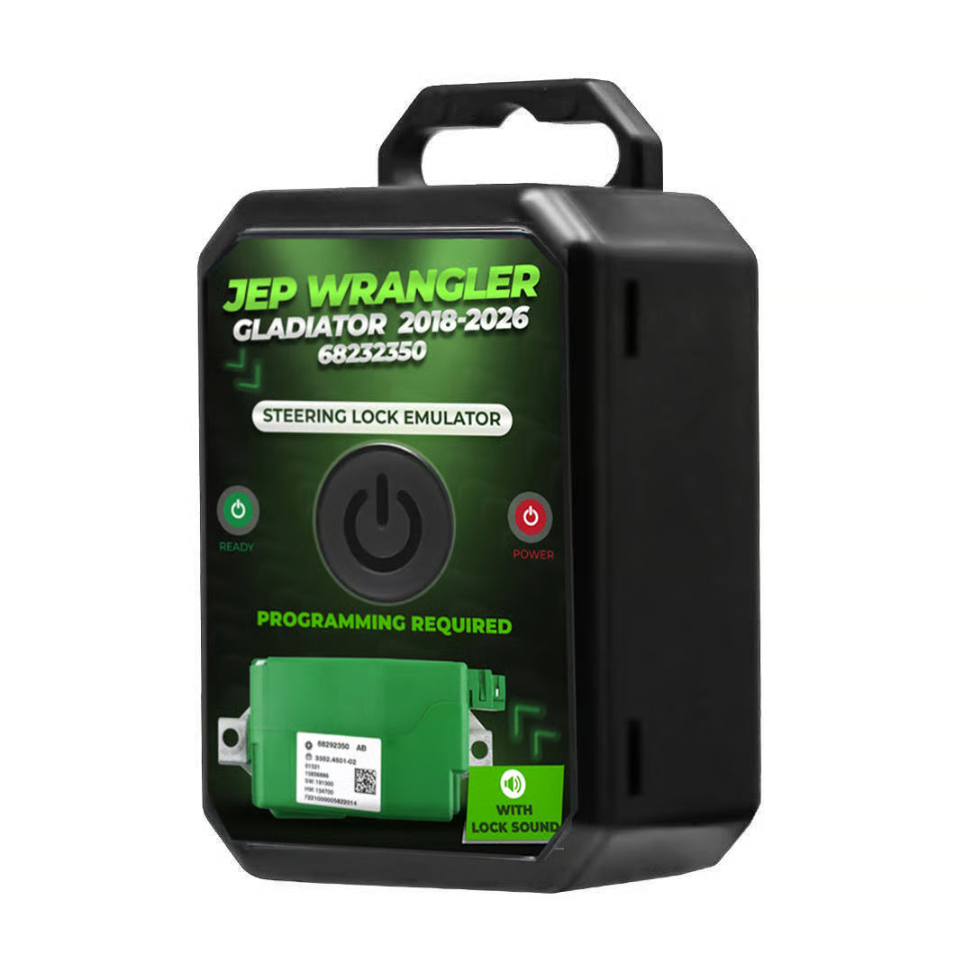 Jeep Wrangler Gladiator 2018-2026 Electronic Steering Lock (ESL / ELV) Emulator - No Programming Required