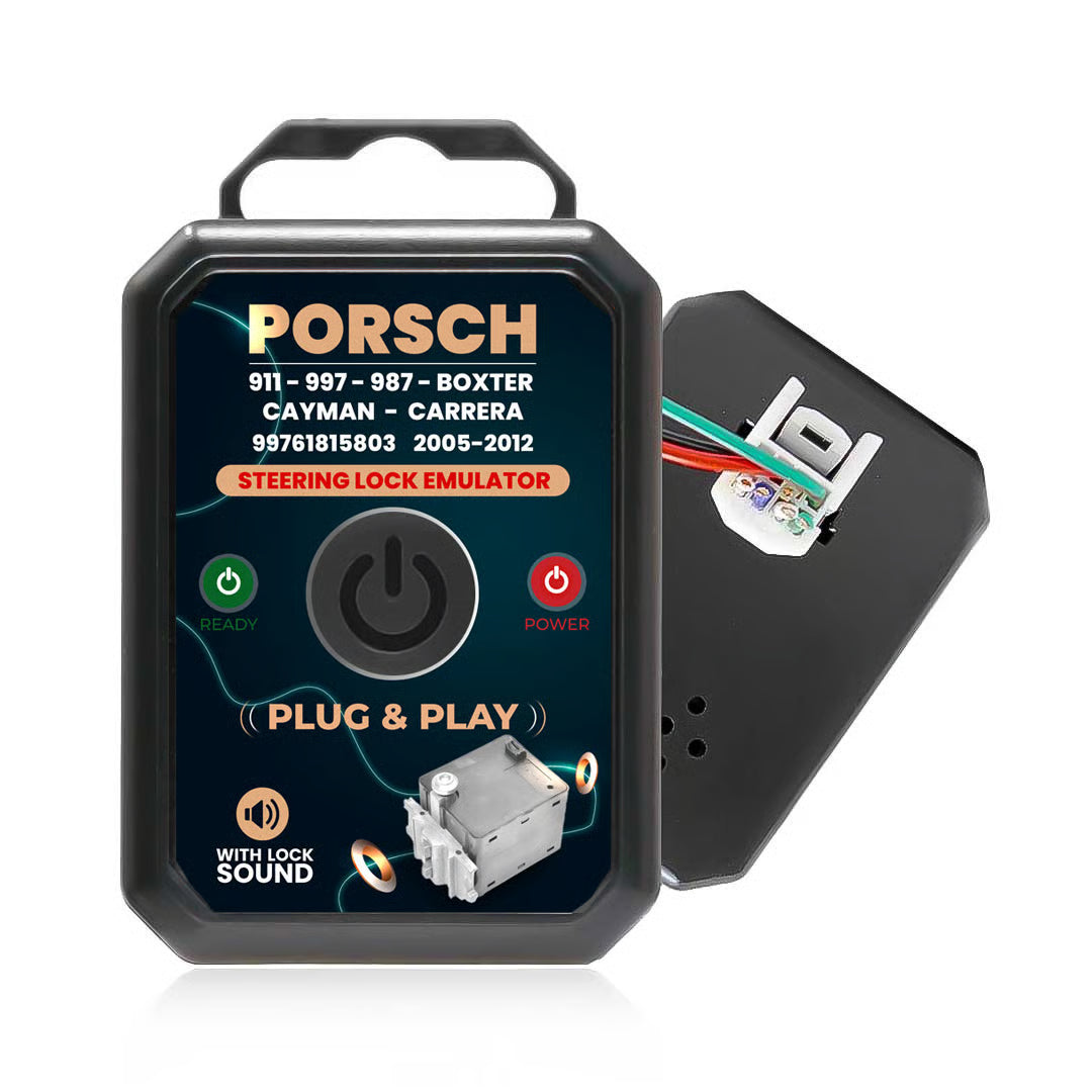 Porsche 911 997 987 Boxster Cayman Carrera 2005-12 Electronic Steering Lock (ESL / ELV) Emulator - No Programming Required