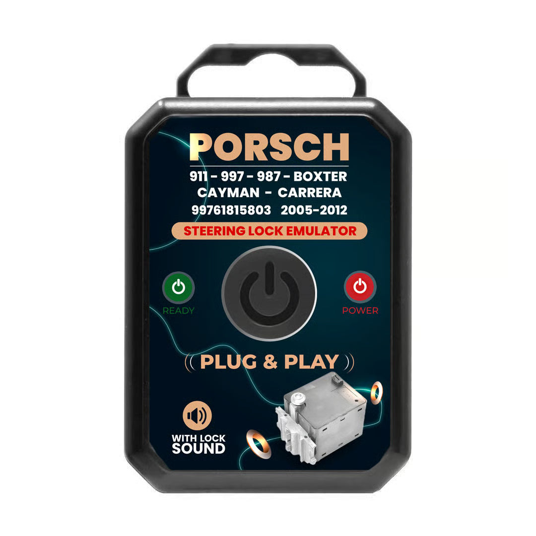 Porsche 911 997 987 Boxster Cayman Carrera 2005-12 Electronic Steering Lock (ESL / ELV) Emulator - No Programming Required