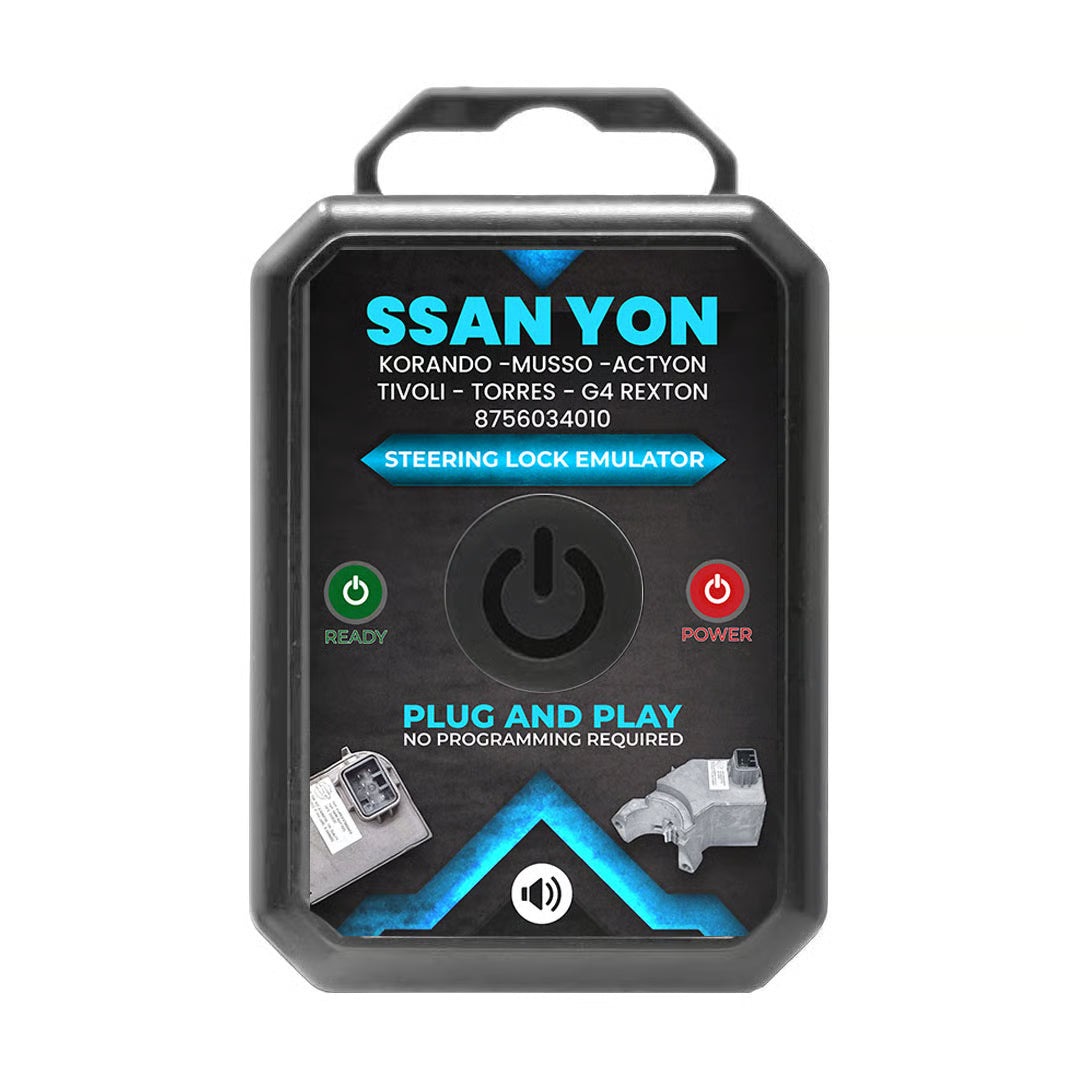 SsangYong Korando Musso Actyon Tivoli Electronic Steering Lock (ESL / ELV) Emulator - No Programming Required