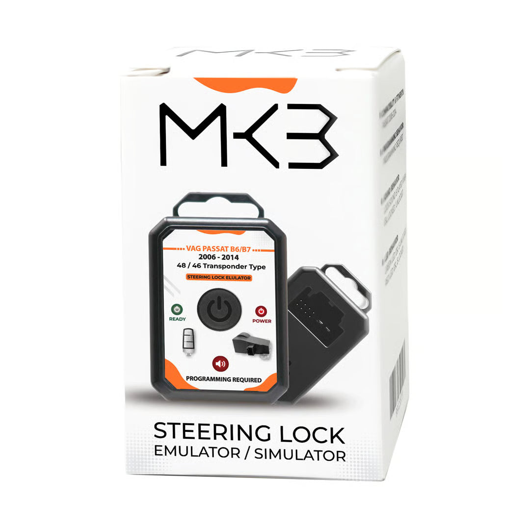 Passat B6/B7 MEGAMOS 48 2006 - 2014 ESL ELV SCL Steering Lock Emulator + Connection Adapter
