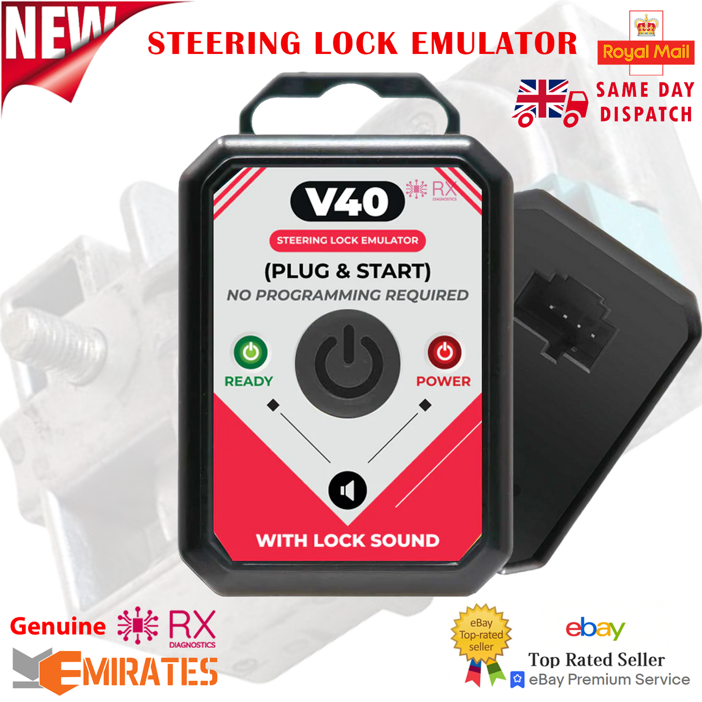 Volvo V40 ESL ELV Steering Wheel Lock Emulator