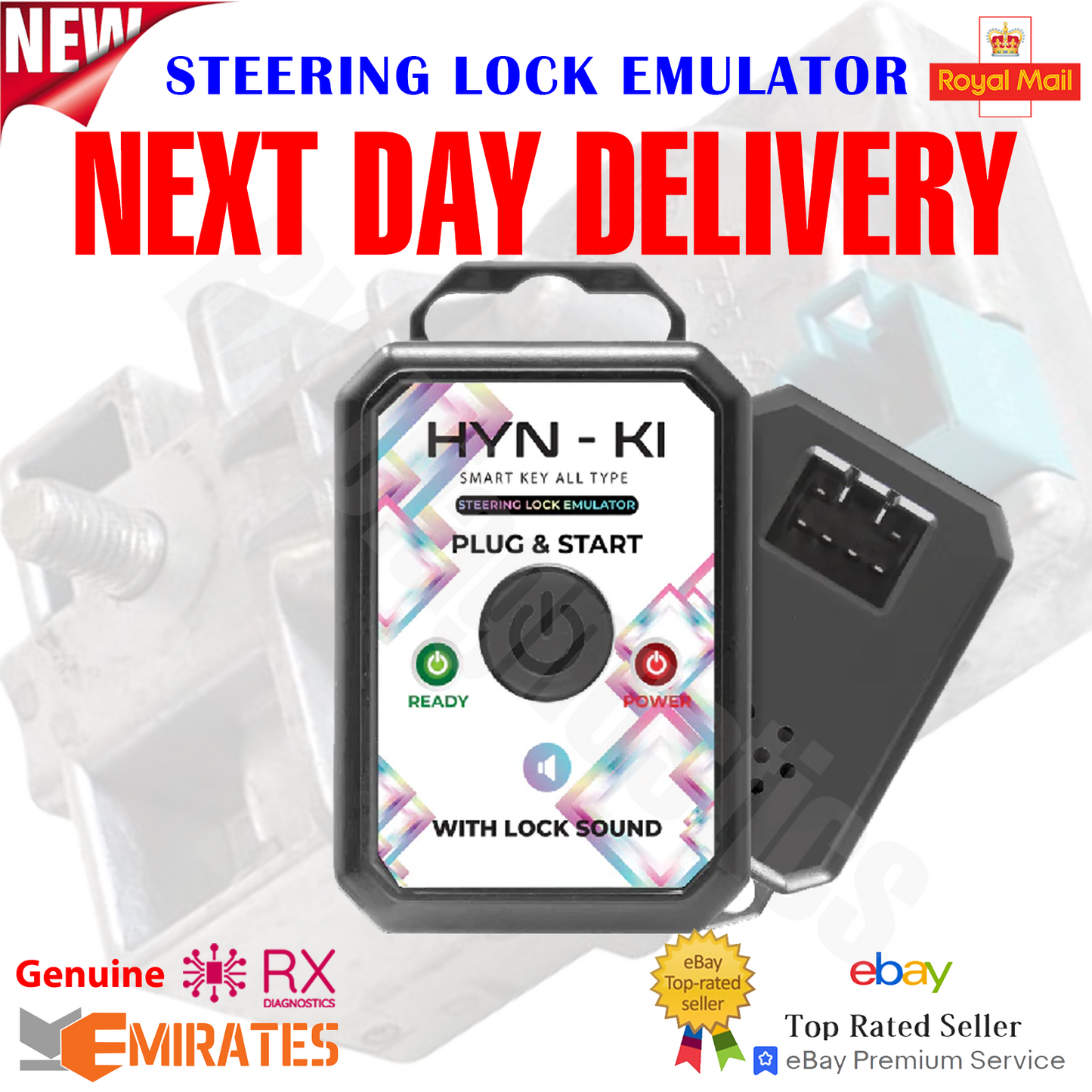 Kia Hyundai Steering Column Lock Emulator ESL ELV PLUG AND PLAY