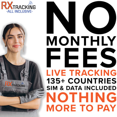 RX Tracking 4G BATTERY GPS Tracker - Vehicle Car Van Tracking - 5 Year All Inclusive