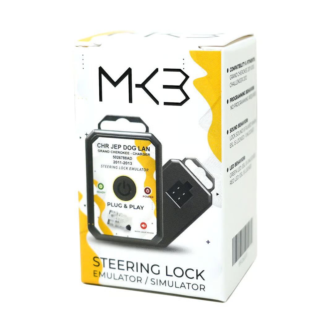 Jeep Grand Cherokee Chrysler Dodge 2011-2013 Electronic Steering Lock (ESL / ELV) Emulator - No Programming Required