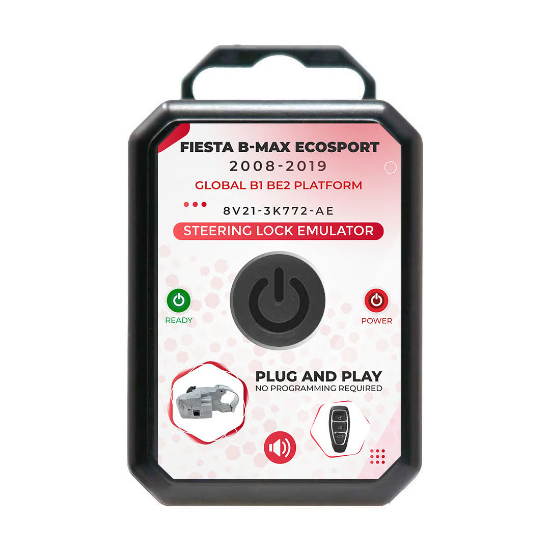 Ford Fiesta B-MAX EcoSport 2008-2019 Electronic Electronic Steering Lock (ESL / ELV) Emulator - No Programming Required
