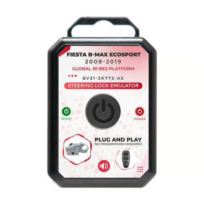 Ford Fiesta B-MAX EcoSport 2008-2019 Electronic Electronic Steering Lock (ESL / ELV) Emulator - No Programming Required