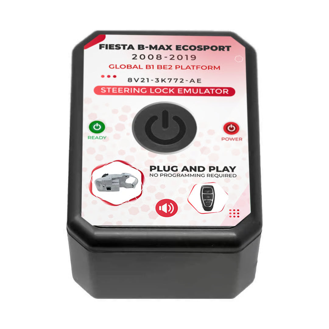 Ford Fiesta B-MAX EcoSport 2008-2019 Electronic Electronic Steering Lock (ESL / ELV) Emulator - No Programming Required