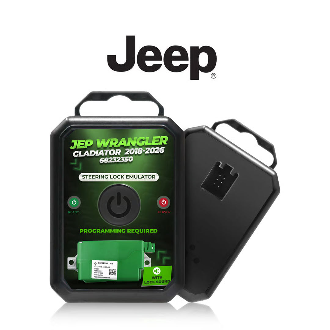 Jeep Wrangler Gladiator 2018-2026 Electronic Steering Lock (ESL / ELV) Emulator - No Programming Required