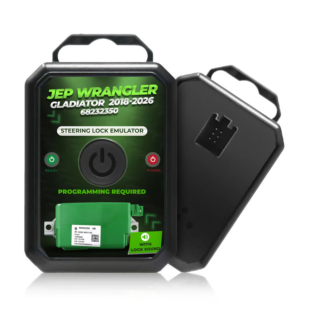 Jeep Wrangler Gladiator 2018-2026 Electronic Steering Lock (ESL / ELV) Emulator - No Programming Required