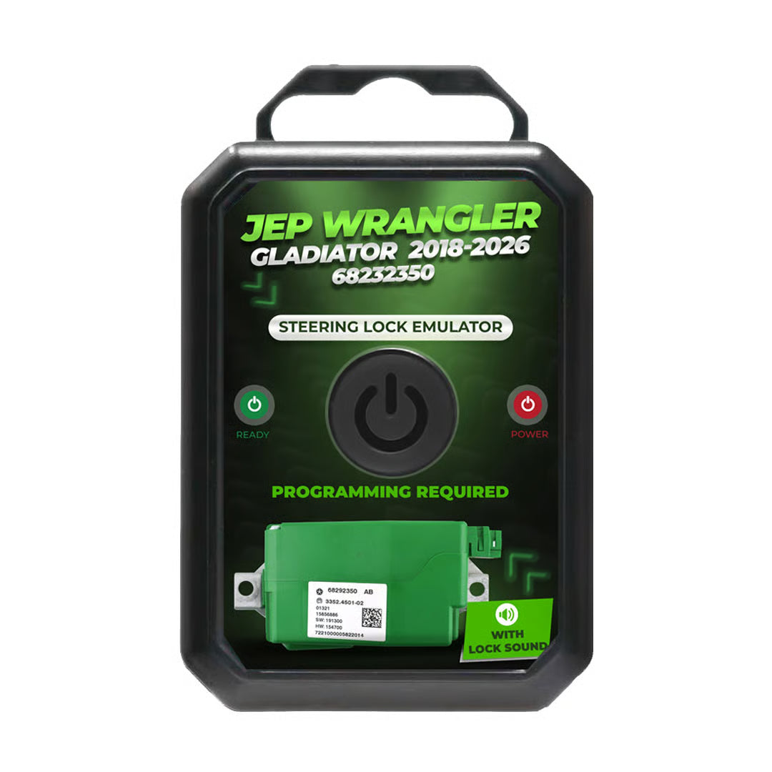 Jeep Wrangler Gladiator 2018-2026 Electronic Steering Lock (ESL / ELV) Emulator - No Programming Required