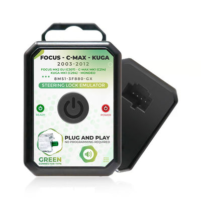 Ford KUGA Focus MK2 EU C307 C MAX MK1 C214 Electronic Steering Lock (ESL / ELV) Emulator - No Programming Required