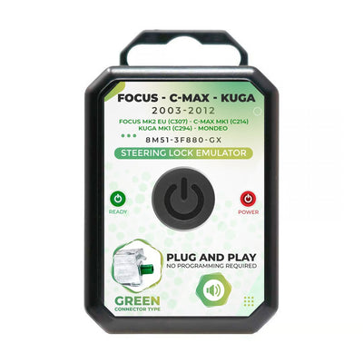 Ford KUGA Focus MK2 EU C307 C MAX MK1 C214 Electronic Steering Lock (ESL / ELV) Emulator - No Programming Required