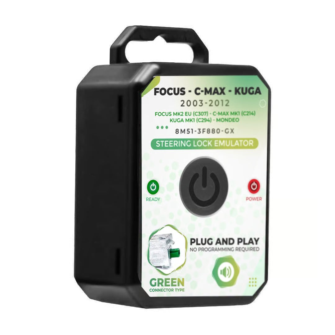 Ford KUGA Focus MK2 EU C307 C MAX MK1 C214 Electronic Steering Lock (ESL / ELV) Emulator - No Programming Required