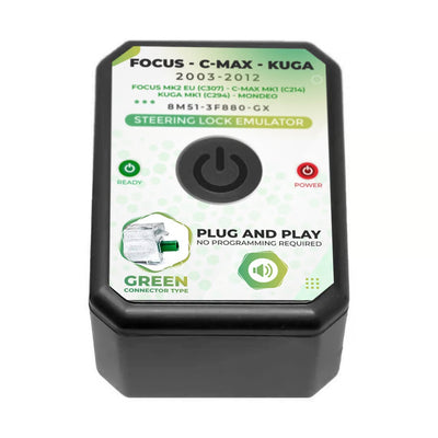 Ford KUGA Focus MK2 EU C307 C MAX MK1 C214 Electronic Steering Lock (ESL / ELV) Emulator - No Programming Required