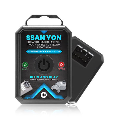 SsangYong Korando Musso Actyon Tivoli Electronic Steering Lock (ESL / ELV) Emulator - No Programming Required