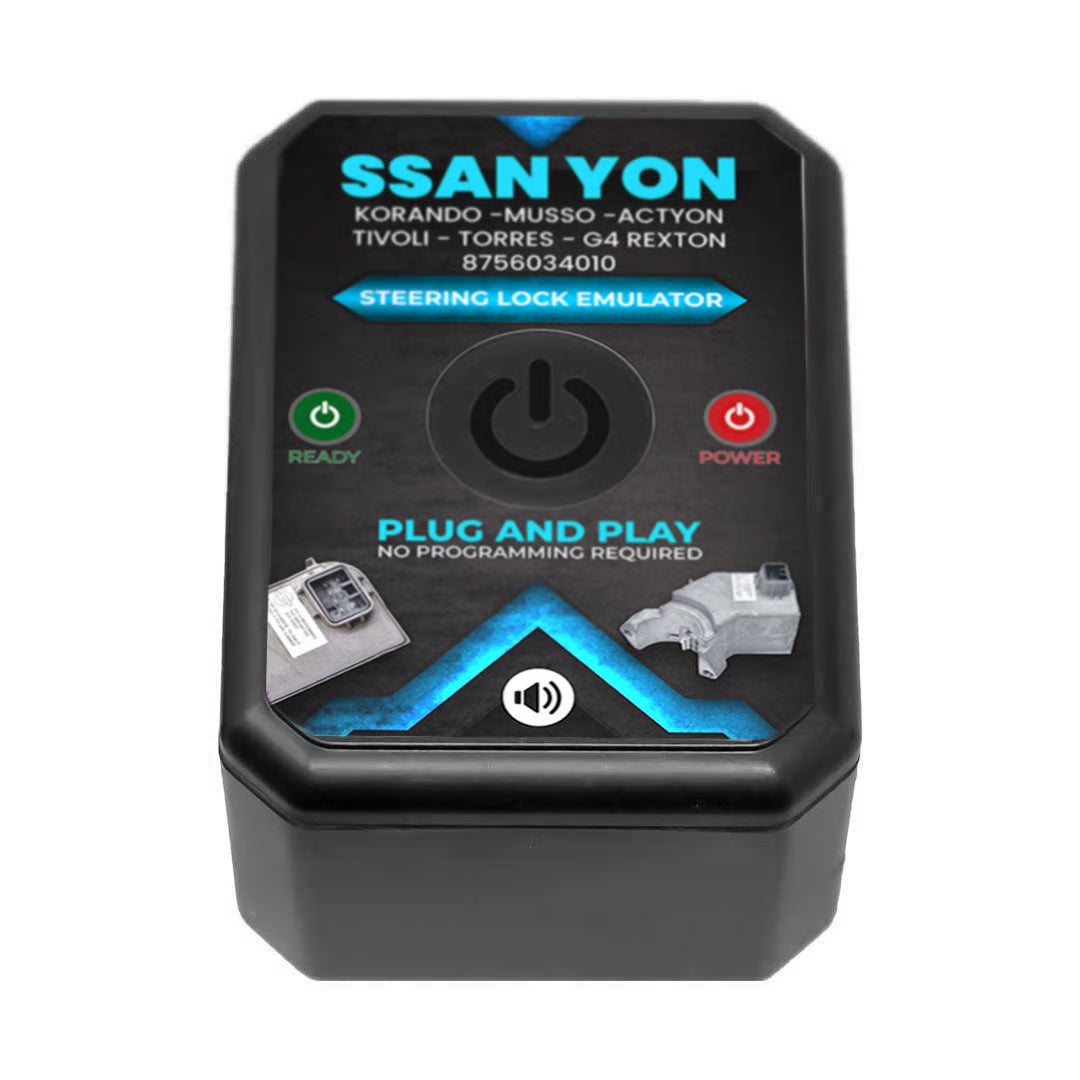 SsangYong Korando Musso Actyon Tivoli Electronic Steering Lock (ESL / ELV) Emulator - No Programming Required