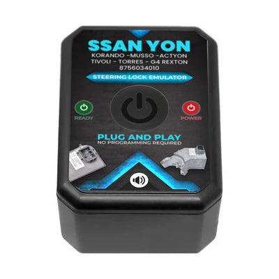 SsangYong Korando Musso Actyon Tivoli Electronic Steering Lock (ESL / ELV) Emulator - No Programming Required