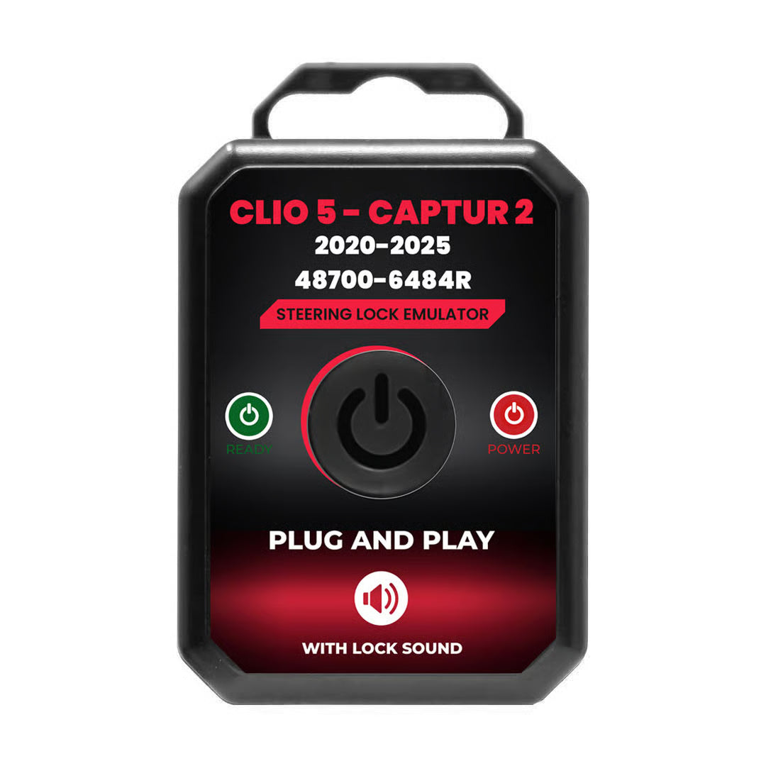 Renault Clio 5 Captur 2 2020-2025 Electronic Steering Lock (ESL / ELV) Emulator - No Programming Required