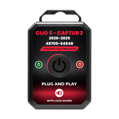 Renault Clio 5 Captur 2 2020-2025 Electronic Steering Lock (ESL / ELV) Emulator - No Programming Required