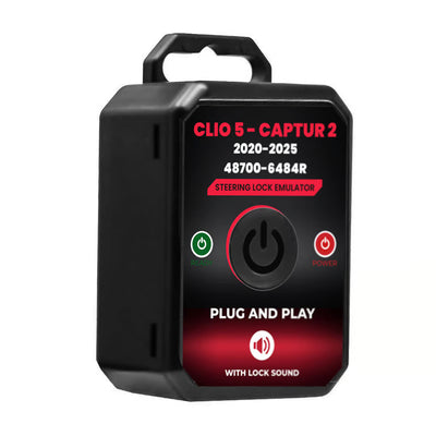 Renault Clio 5 Captur 2 2020-2025 Electronic Steering Lock (ESL / ELV) Emulator - No Programming Required