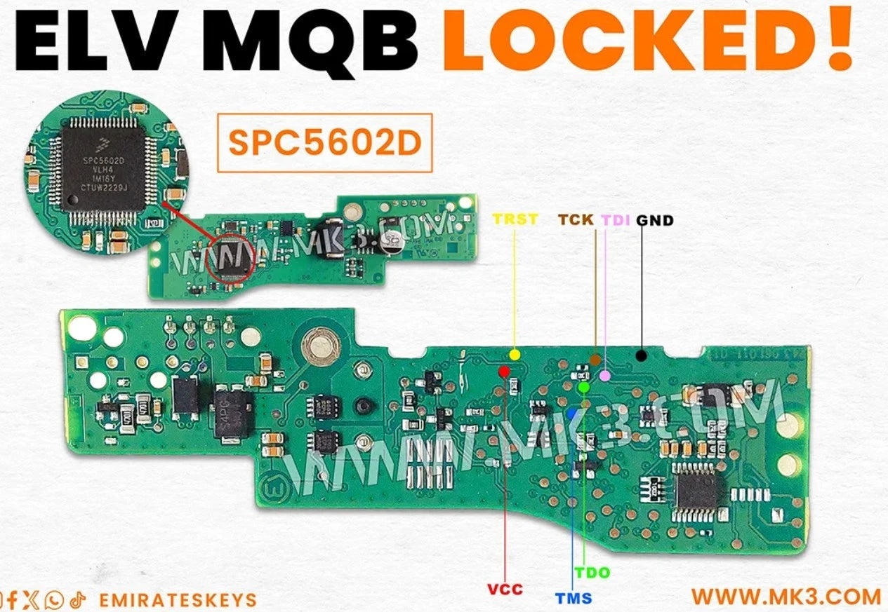 VAG MQB 3Q Passat B8 Skoda Octavia Steering Lock Steering Lock Emulator: Steering Lock ESL ELV SCL Steering Lock Emulator - Part Number: 3Q0905861B