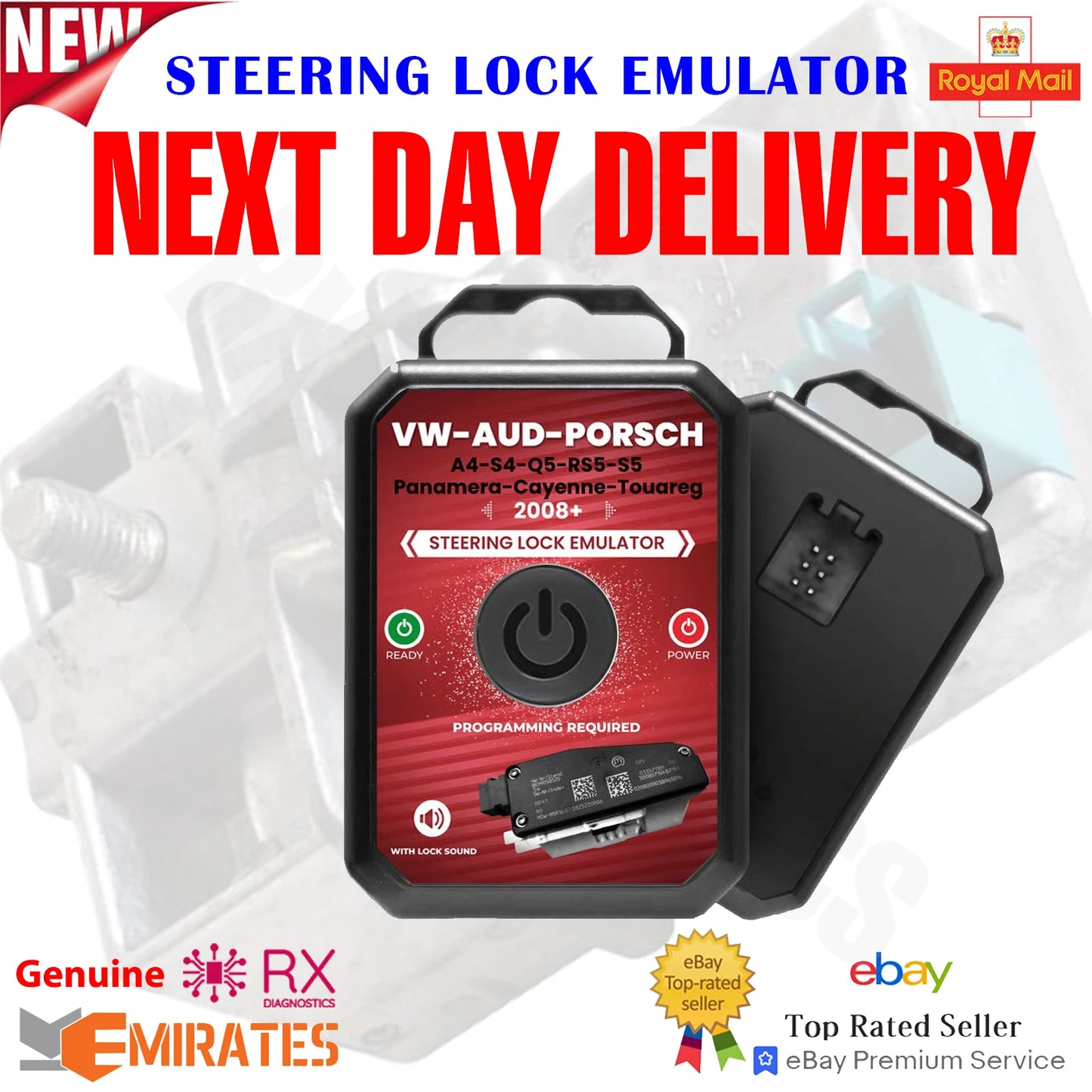 VW Audi Porsche 2008+ ESL ELV SCL Steering Lock Emulator - Programming Requires