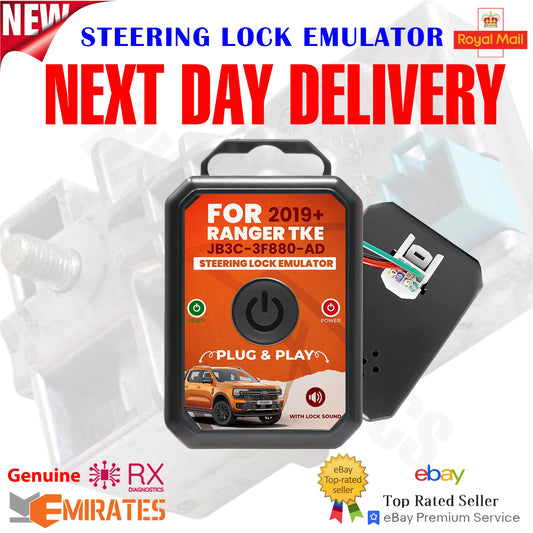 Ford Ranger 2019+ Steering Lock Steering Lock Emulator: Steering Lock ESL ELV SCL Steering Lock Emulator - Part Number: JB3C-3F880-AD